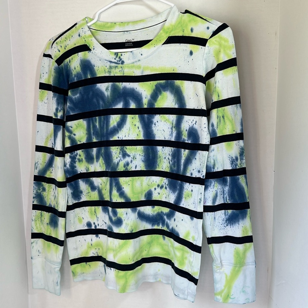 Gap super soft Pima cotton long sleeve striped shirt size medium